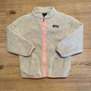 Patagonia Fleece with Pink Accents